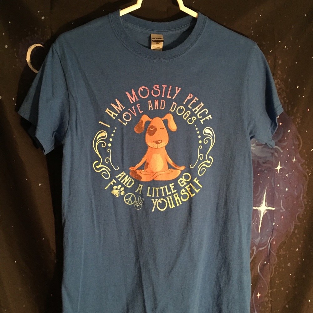 Funny Yoga Dog T-shirt